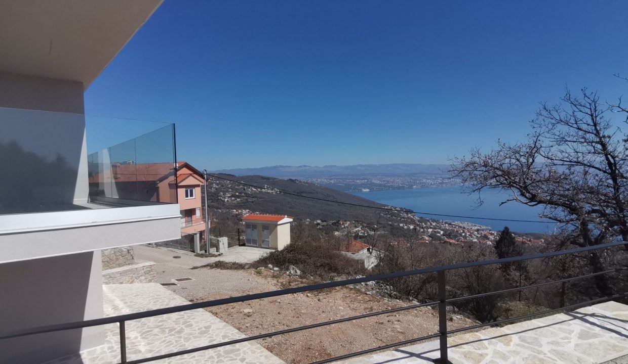 KB-461 newly built semi-detached houses with pool near Opatija with beautiful sea views